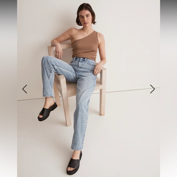 Madewell Baggy Straight Jeans in Olvera Wash - Picture 3 of 9